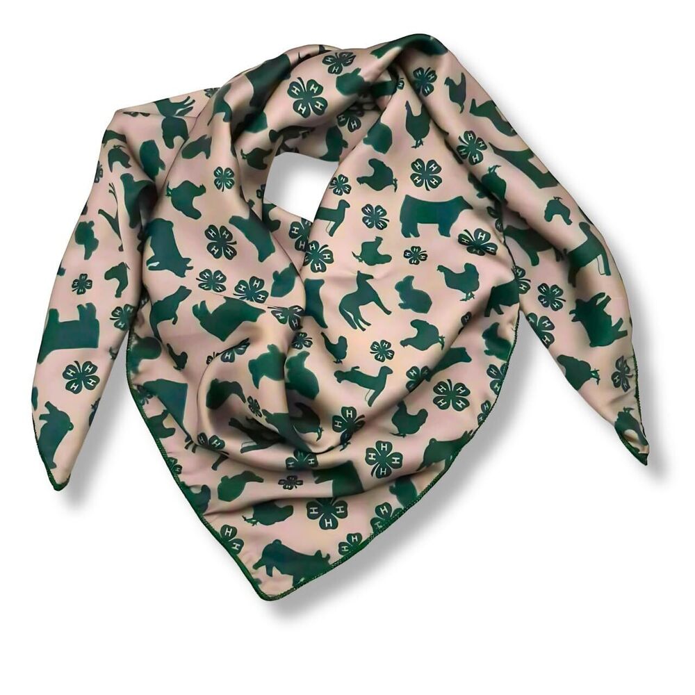 6664 Wild Rag Silk Scarf 36'', Western Cowboy Scarves, Square Bandana,Silky